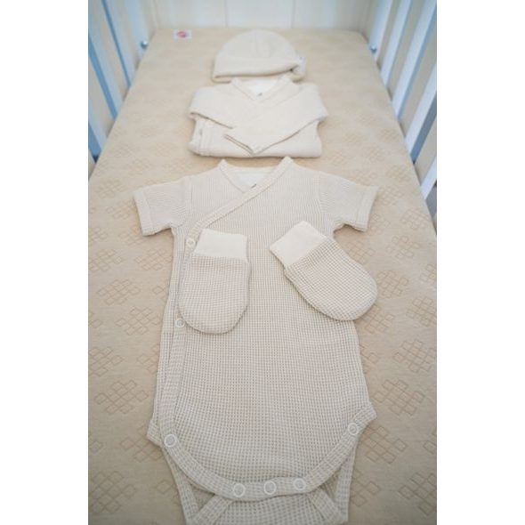 LODGER ROMPER SHORT SLEEVES CIUMBELLE CLOUD DANCER VEL. 74 - BODY - PRO DĚTI