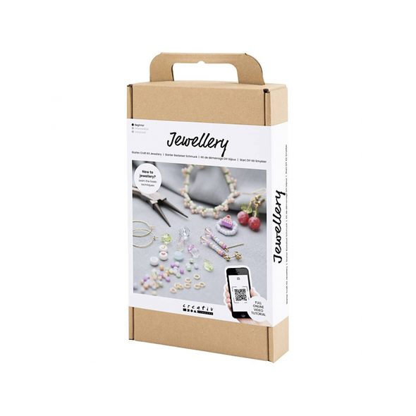 CREATIV COMPANY KREATIVNÍ SADA ŠPERKY Z KORÁLKŮ BAREVNÉ - NAVLÉKÁNÍ - PRO DĚTI