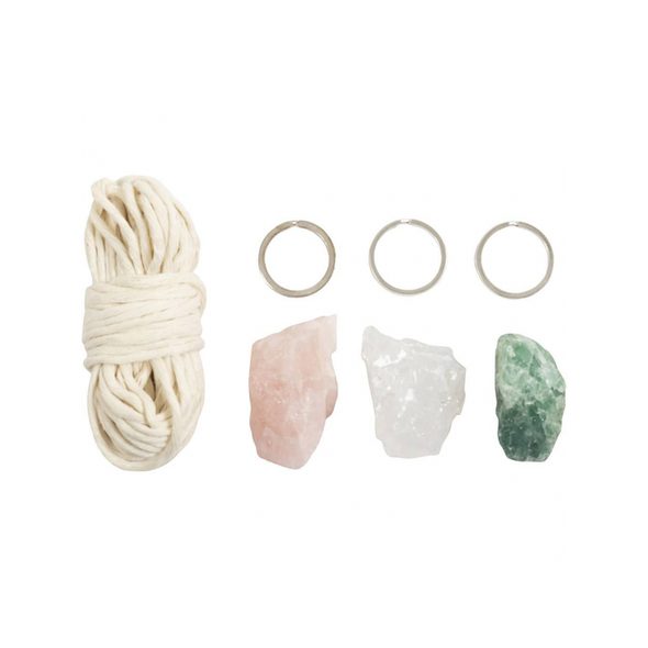 CREATIV COMPANY KREATIVNÍ SADA MINI CRAFT KIT MACRAMÉ KEY RINGS - VÝTVARNÉ POMŮCKY A HRAČKY - PRO DĚTI