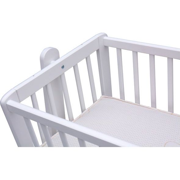 SCARLETT DĚTSKÁ KOLÉBKA SCARLETT BOROVICE BÍLÁ 90X41CM - KOŠÍKY A KOLÉBKY - SPINKÁNÍ