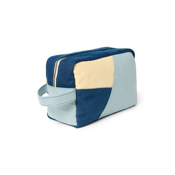 STUDIO NOOS PATCHWORK TOILETRY TOALETNÍ TAŠTIČKA DENIM - ORGANIZÉRY A KOŠÍKY - KOČÁRKY A PŘÍSLUŠENSTVÍ