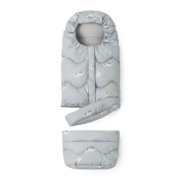 LEOKID FUSAK TRANSFORMER LIGHT GREY WOOF - FUSAKY DO KOČÁRKU - KOČÁRKY A PŘÍSLUŠENSTVÍ