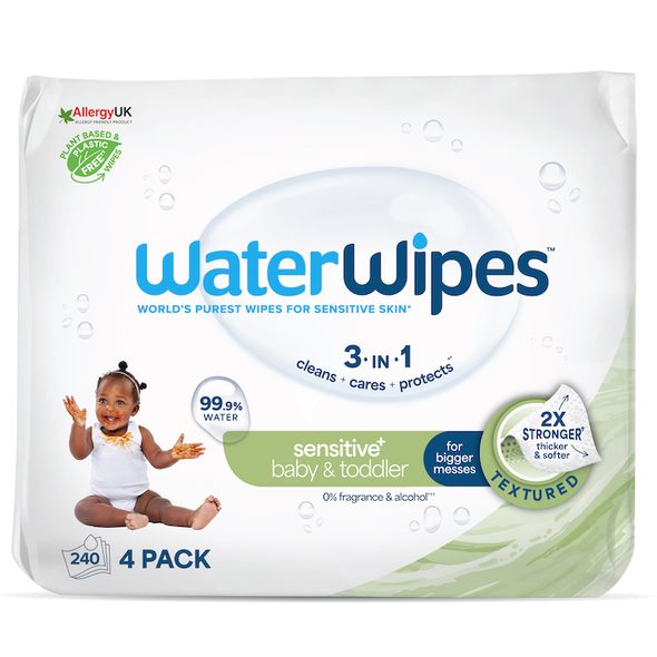 WATERWIPES UBROUSKY VLHČENÉ BABY&TODDLER 3IN1 60 KS - VLHČENÉ UBROUSKY - PŘEBALOVÁNÍ