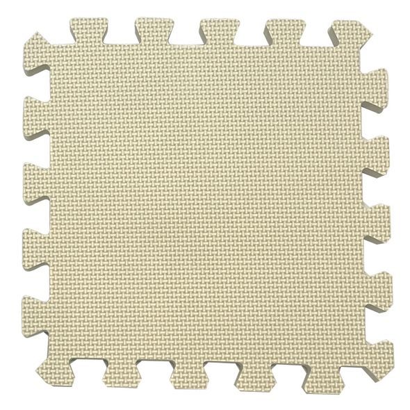 RIALTO BABY PĚNOVÁ PUZZLE LIGHT BEIGE 31,5 X 31,5 X 1,4 CM, 1KS - HRACÍ PODLOŽKY NA ZEM - SPINKÁNÍ