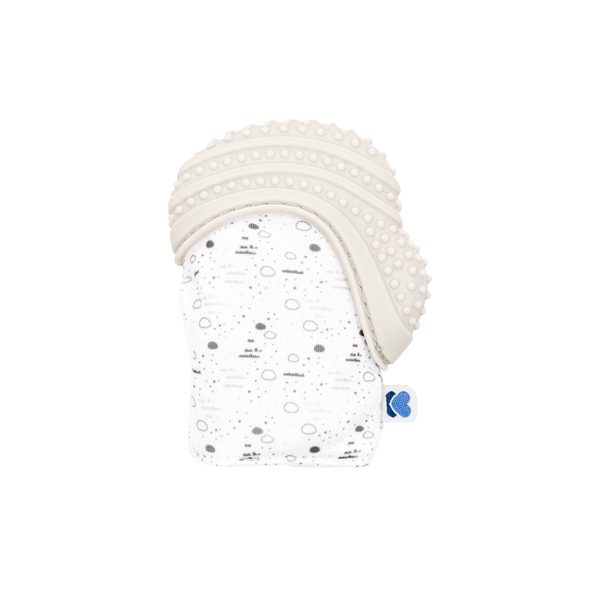 KIKKABOO SILIKONOVÁ RUKAVIČKA SAVANNA GREY - KOUSÁTKA - PRO DĚTI