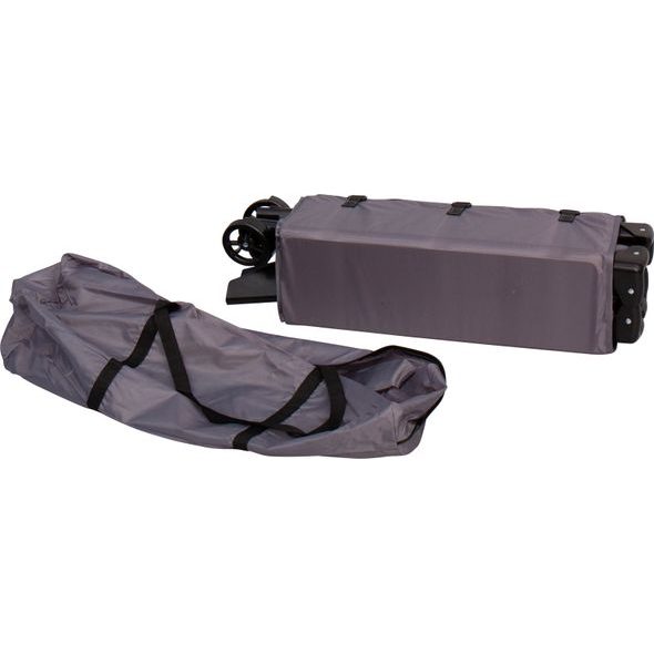 SCARLETT DĚTSKÁ CESTOVNÍ POSTÝLKA SCARLETT PIKI S BOČNÍM VSTUPEM ŠEDÁ - CESTOVNÍ POSTÝLKY - SPINKÁNÍ