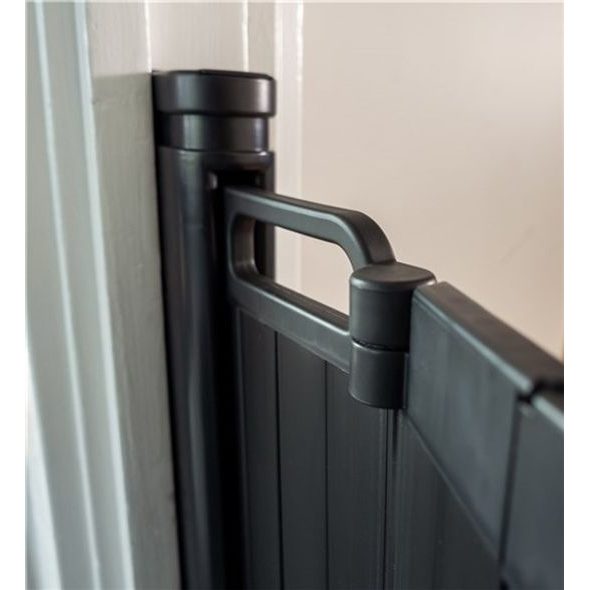 BABY DAN ZÁBRANA BABYDAN GUARD ME BLACK LAMELOVÁ 55-89CM SAMOSKLÁDACÍ - BEZPEČNOST DĚTÍ V DOMÁCNOSTI - KOUPÁNÍ A ZDRAVÍ