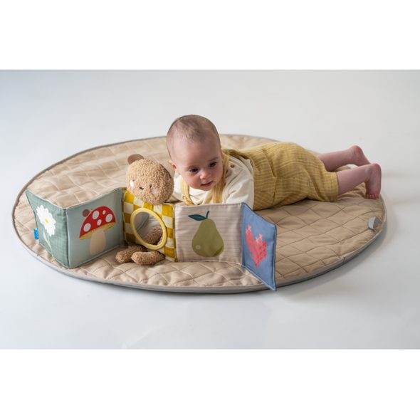 TAF TOYS MEDVÍDEK PLYŠOVÝ S KNÍŽKOU SNUGGLE BEAR - PLYŠOVÁ ZVÍŘATA - PRO DĚTI