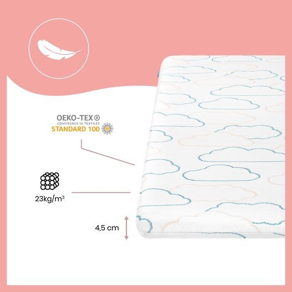 BABYMOOV CESTOVNÍ MATRACE COSY´LITE NOMAD 120X60CM - MATRACE DO POSTÝLKY - SPINKÁNÍ