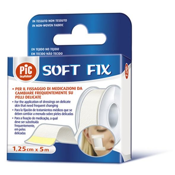 PIC NÁPLAST BEZ POLŠTÁŘKU SOFT FIX, NA CÍVCE V OBALU - BEZPEČNOST DĚTÍ V DOMÁCNOSTI - KOUPÁNÍ A ZDRAVÍ