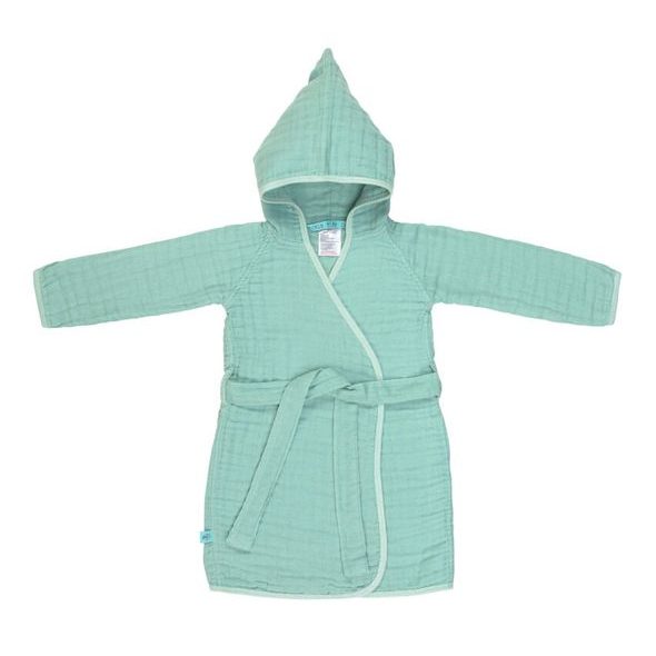 LÄSSIG MUSLIN BATHROBE MINT 24-36M. - OSUŠKY A DĚTSKÉ ŽUPANY - KOUPÁNÍ A ZDRAVÍ
