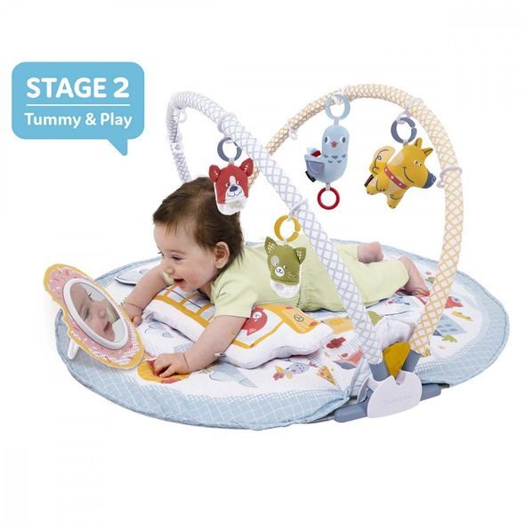 YOOKIDOO POLOHOVACÍ HRACÍ DEKA MĚSTO - LEHÁTKA A HOUPADLA - SPINKÁNÍ