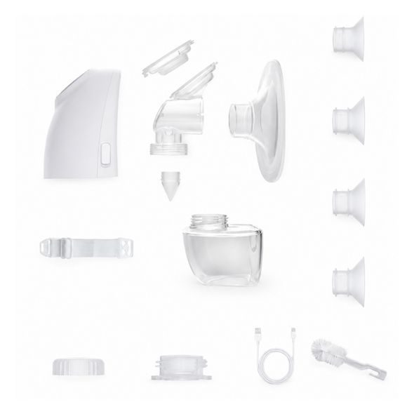 PETITE&MARS ODSÁVAČKA MATEŘSKÉHO ELEKTRICKÁ HANDSFREE GAIA DUO + CHICCO VLOŽKY DO PODPRSENKY 30KS - ODSÁVAČKY MATEŘSKÉHO MLÉKA - KRMENÍ
