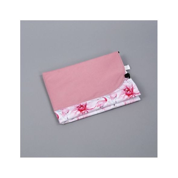 KIDILOO NEPADACÍ DEKA/NÁNOŽNÍK PLAMEŇÁCI + VELVET RŮŽOVÁ - POSTÝLKY A VYBAVENÍ - SPINKÁNÍ