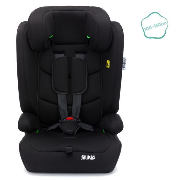 FILLIKID AUTOSEDAČKA OLLI 76-150 CM BLACK - AUTOSEDAČKY 15-36KG - AUTOSEDAČKY A PŘÍSLUŠENSTVÍ