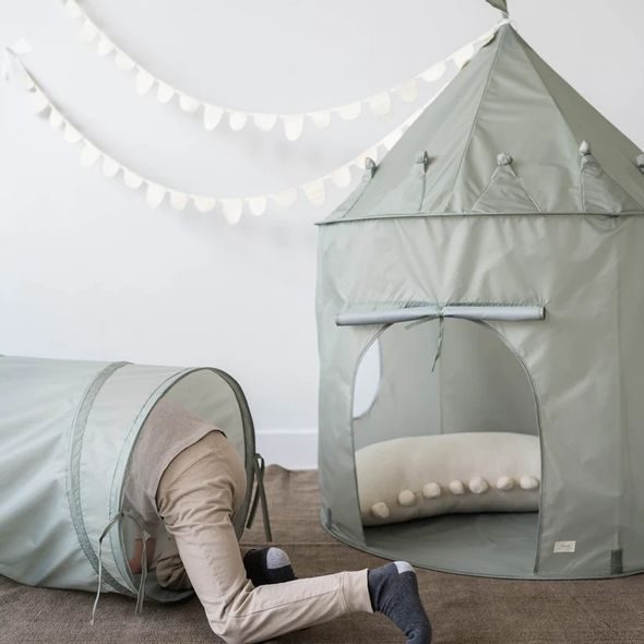 3 SPROUTS DĚTSKÝ TUNEL RECYCLED GREEN - ZAHRADNÍ DOMKY - PRO DĚTI