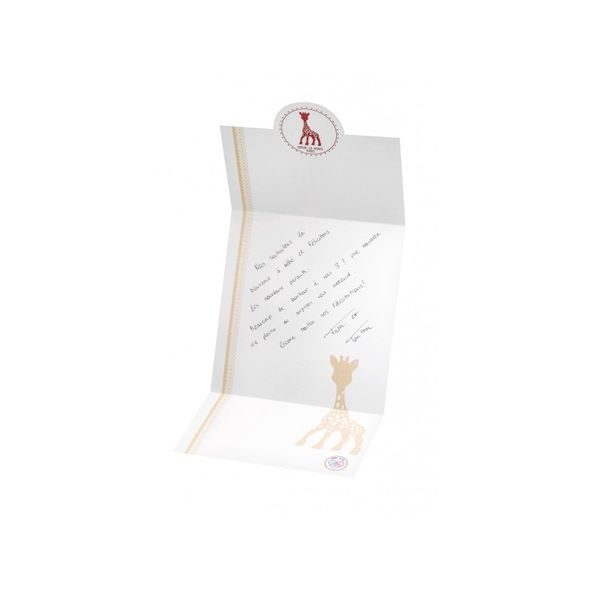 VULLI DÁRKOVÝ SET - ŽIRAFA SOPHIE + POUZDRO NA ZÁPISKY & KOUSÁTKO V BARVĚ IVORY - KOUSÁTKA - PRO DĚTI