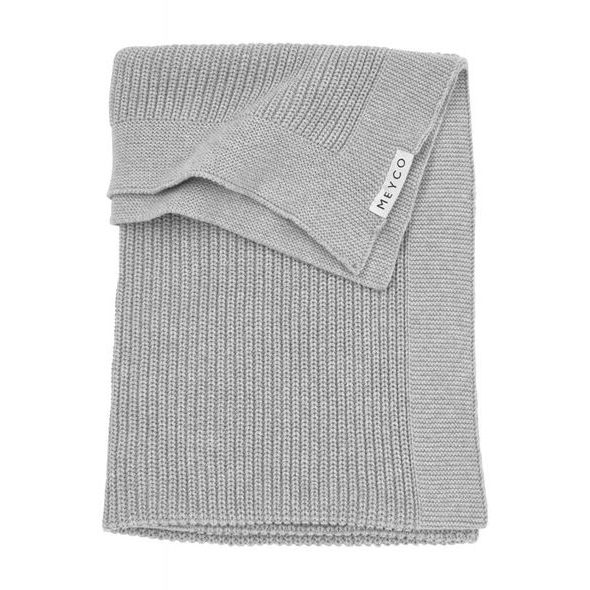 MEYCO DEKA RIB - GREY MELANGE - DĚTSKÉ DEKY PRO MIMINKA - SPINKÁNÍ
