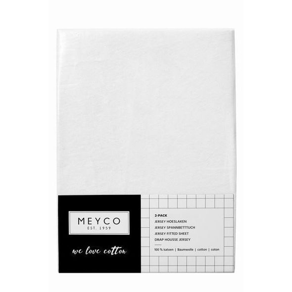 MEYCO ŽERZEJOVÉ PROSTĚRADLO 40X80/90 - WHITE - PROSTĚRADLA - SPINKÁNÍ