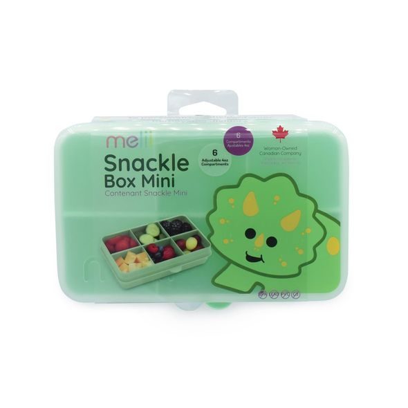 MELII SNACKLE BOX KRABIČKA NA SVAČINU MINI - DINOSAUR - KRABIČKY NA SVAČINU - KRMENÍ