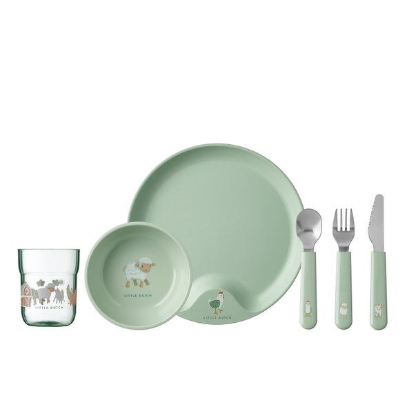 LITTLE DUTCH DĚTSKÝ TALÍŘ FARMA - MISKY, TALÍŘKY A PODLOŽKY - KRMENÍ