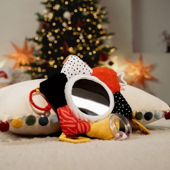 CANPOL BABIES SENZORICKÉ ZRCÁTKO S INTERAKTIVNÍMI PRVKY BABIESBOO - SENZORICKÉ HRAČKY - PRO DĚTI