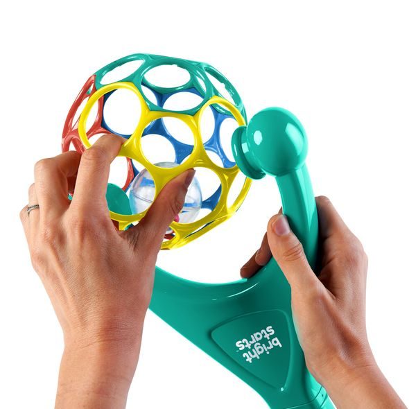 OBALL HRAČKA OBALL™ ROLLER, 6M+ TYRKYSOVÁ - KOUSÁTKA - PRO DĚTI