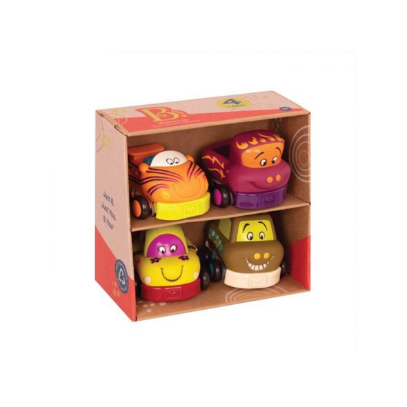 B-TOYS AUTÍČKA NA SETRVAČNÍK WHEEEE-LS! - AUTA - PRO DĚTI