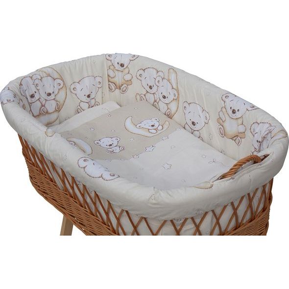 SCARLETT MOJŽÍŠŮV KOŠÍK S PODVOZKEM PRO MIMINKO TORO BÉŽOVÁ - KOŠÍKY A KOLÉBKY - SPINKÁNÍ