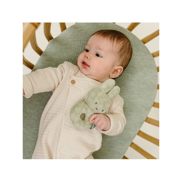 LITTLE DUTCH CHRASTÍTKO KRÁLÍČEK MIFFY GREEN FLOWER - MIFFY - PRO DĚTI