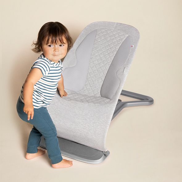 ERGOBABY EVOLVE TEXTILIE SEDÁTKA - LIGHT GREY - LEHÁTKA A HOUPADLA - SPINKÁNÍ