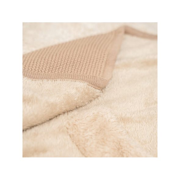 LITTLE DUTCH DEKA ZAVINOVACÍ PLETENÁ 75X75CM BEIGE - DĚTSKÉ DEKY PRO MIMINKA - SPINKÁNÍ