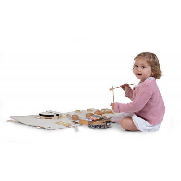 CHILDHOME SADA HUDEBNÍCH NÁSTROJŮ S ORGANIZÉREM - HUDEBNÍ - PRO DĚTI