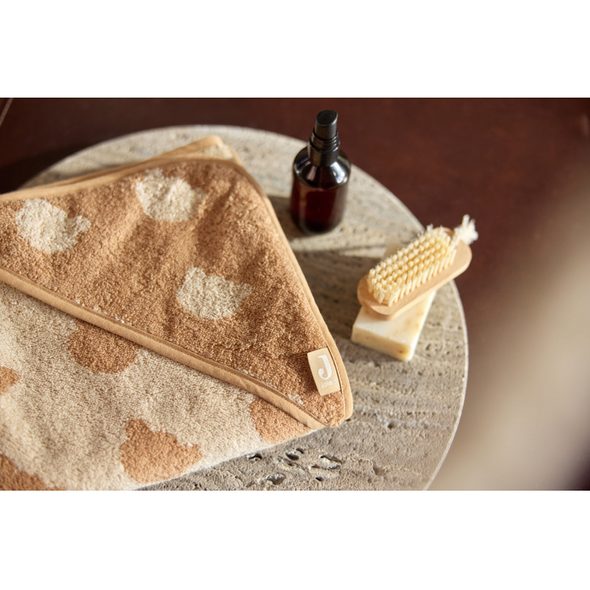 JOLLEIN OSUŠKA S KAPUCÍ FROTÉ 75X75 CM JACQUARD TEDDY BEAR - OSUŠKY A DĚTSKÉ ŽUPANY - KOUPÁNÍ A ZDRAVÍ