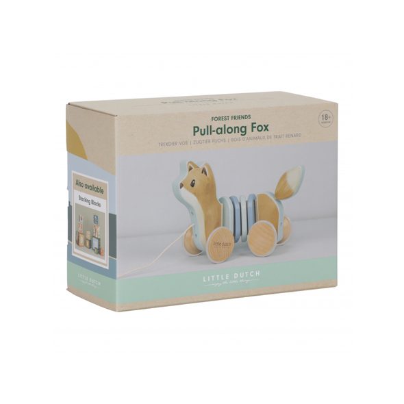 LITTLE DUTCH TAHACÍ LIŠKA DŘEVĚNÁ FOREST FRIENDS - TAHACÍ A TLAČÍCÍ - PRO DĚTI