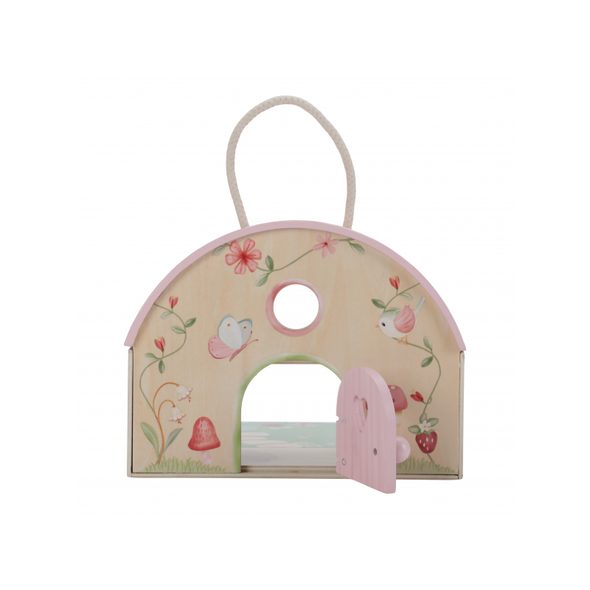 LITTLE DUTCH DOMEČEK PRO VÍLY DŘEVĚNÝ PŘENOSNÝ FAIRY GARDEN - DOMEČKY A FIGURKY - PRO DĚTI