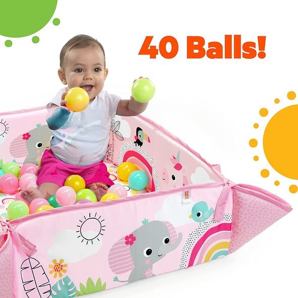 BRIGHT STARTS DEKA NA HRANÍ 5V1 PIP YOUR WAY BALL PLAY ™ RAINBOW TROPICS ™ 0M + - HRACÍ DEKY - PRO DĚTI