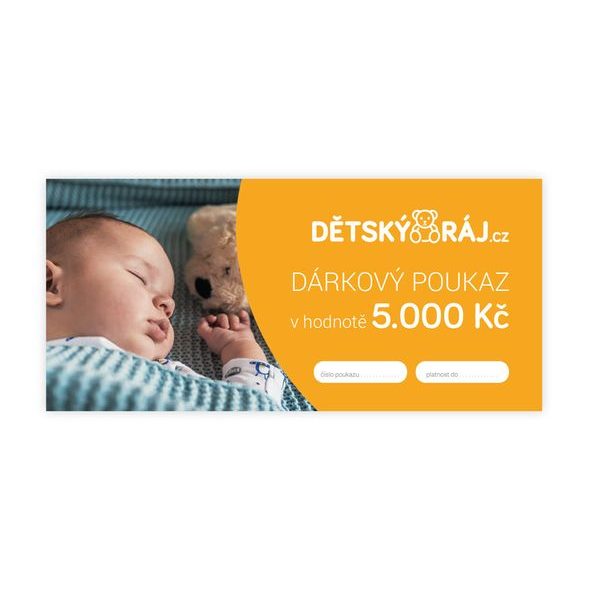 DÁRKOVÝ POUKAZ 5.000 KČ - PRO MAMINKY - SEZÓNNÍ KATEGORIE