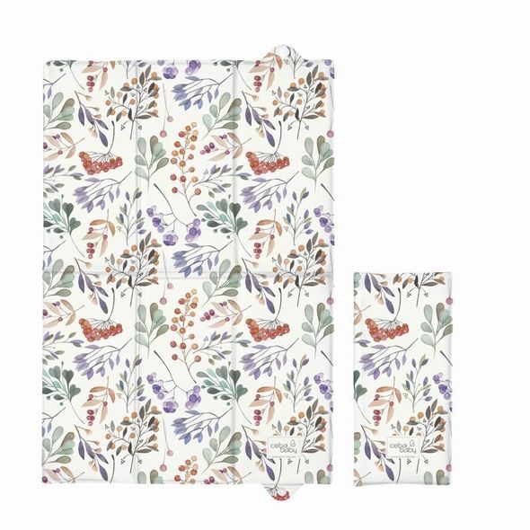 CEBA PODLOŽKA PŘEBALOVACÍ CESTOVNÍ (40X60) ROWANBERRY - PŘEBALOVACÍ PODLOŽKY - PŘEBALOVÁNÍ