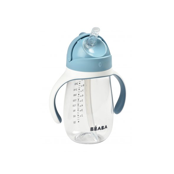 BEABA HRNEK S BRČKEM 300ML WINDY BLUE - DĚTSKÉ HRNEČKY - KRMENÍ