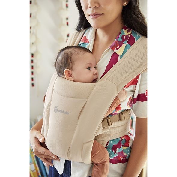 ERGOBABY NOSÍTKO EMBRACE - SOFT AIR MESH - SOFT CREAM - ERGONOMICKÁ NOSÍTKA - NOŠENÍ & SPORT