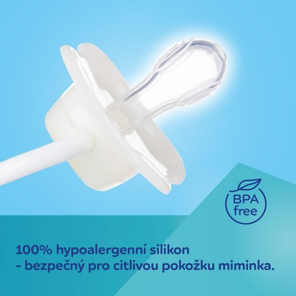 CANPOL BABIES DUDLÍK SVÍTÍCÍ SILIKONOVÝ SYMETRICKÝ LOVE MUM&DAD 6-18M 2KS - ŠIDÍTKA A DOPLŇKY - KRMENÍ