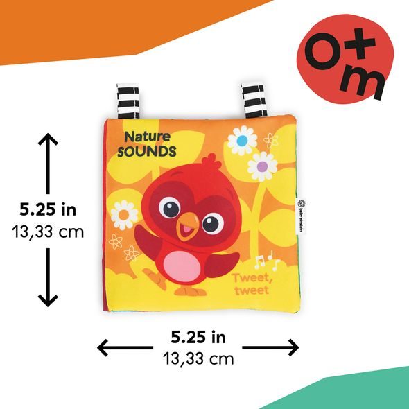 BABY EINSTEIN KNIHA PLNÁ AKTIVIT MULTISENZORICKÁ NATURE SOUNDS™, 0M+ - KNÍŽKY PRO NEJMENŠÍ - PRO DĚTI