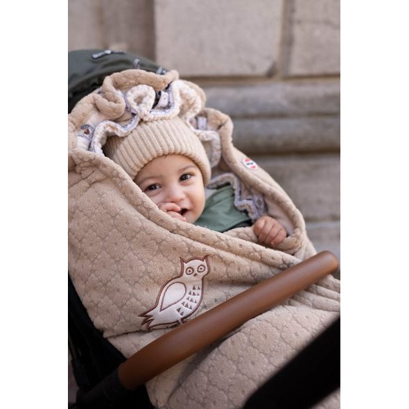 LODGER BUNKER FOLKLORE FLEECE BEIGE - FUSAKY DO KOČÁRKU - KOČÁRKY A PŘÍSLUŠENSTVÍ