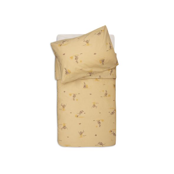 JOLLEIN POVLEČENÍ 140X100 A 40X60 CM KANGAROOTS - POVLEČENÍ DO POSTÝLKY - SPINKÁNÍ