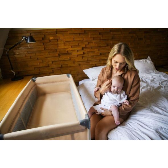 MOMI CESTOVNÍ POSTÝLKA MOMI BELOVE PLUS BÉŽOVÁ - CESTOVNÍ POSTÝLKY - SPINKÁNÍ