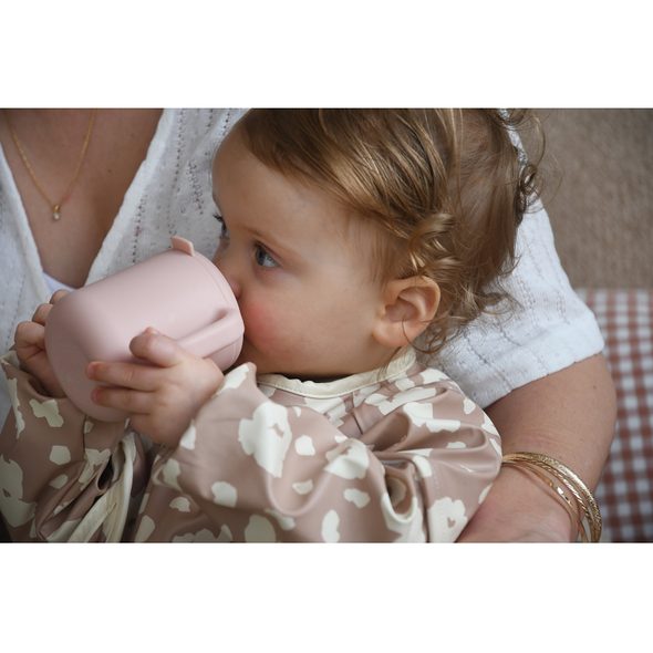 BEABA HRNEK SILIKONOVÝ S PÍTKEM - DĚTSKÉ HRNEČKY - KRMENÍ