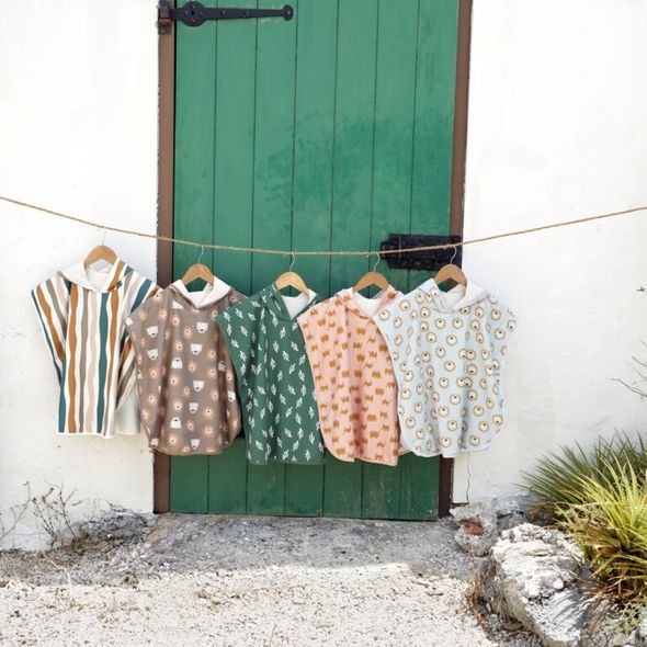 LÄSSIG SPLASH BEACH PONCHO WAVES PINK/NATURE - OSUŠKY A DĚTSKÉ ŽUPANY - KOUPÁNÍ A ZDRAVÍ