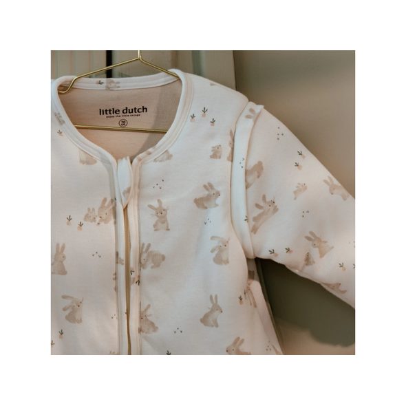 LITTLE DUTCH SPACÍ PYTEL S ODDĚLITELNÝMI RUKÁVY 70 CM BABY BUNNY - SPACÍ PYTLE - SPINKÁNÍ