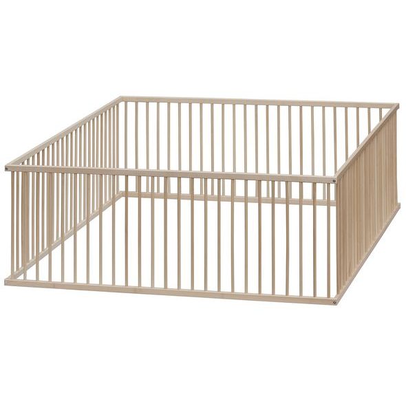 SCARLETT DĚTSKÁ DŘEVĚNÁ OHRÁDKA DIANA PŘÍRODNÍ 180X180X70CM - OHRÁDKY - KOUPÁNÍ A ZDRAVÍ